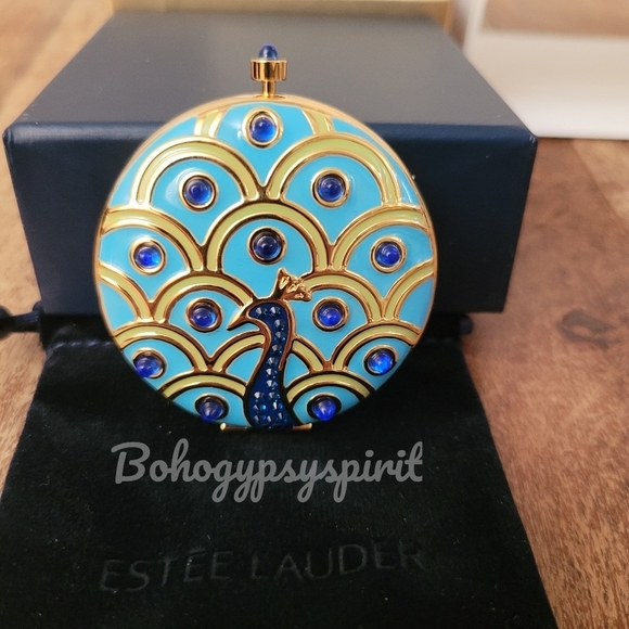Estee Lauder Posh Peacock Perfecting Setting Powder Compact - Picture 8 of 16